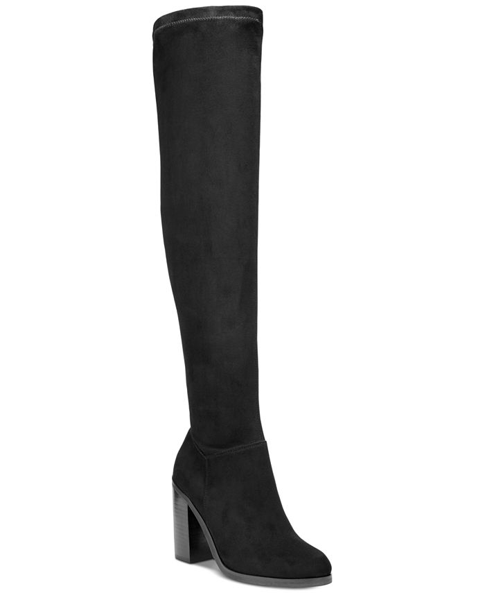 Bar III Diandra Over-The-Knee Block-Heel Boots, Created for Macy's - Macy's