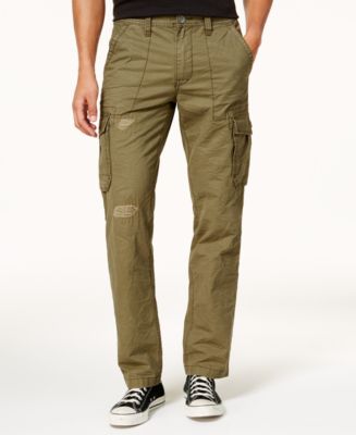 Buy Krystle Men's Regular Fit Cotton Cargo Pants (KRY-GREEN-NEW