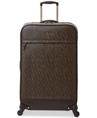 calvin klein suitcase grey
