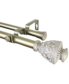Rod Desyne Veda 1 Decorative Double Curtain Rod 28 48 Reviews