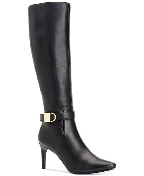 Calvin Klein Jemamine Tall Dress Boots Created for Macy’s - Boots ...