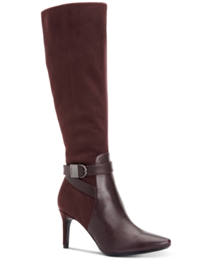 macy's tall leather boots