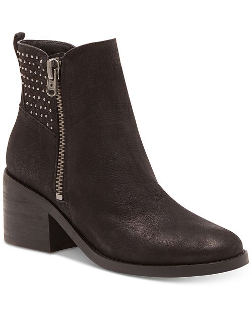Lucky Brand Women's Kalie Studded Booties & Reviews - Boots - Shoes ...
