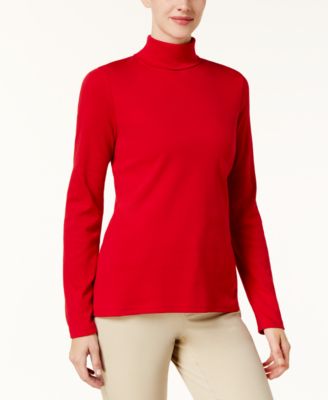 Karen Scott - Petite Turtleneck Top