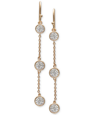 Giani Bernini Cubic Zirconia Dangle Drop Earrings, Created for Macy's ...