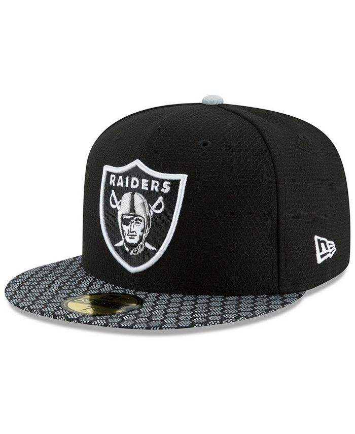 New Era Boys' Oakland Raiders Sideline 59FIFTY Fitted Cap - Macy's