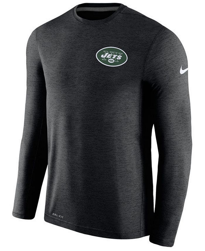 Nike Men's New York Jets Coaches Long Sleeve T-Shirt & Reviews - Sports ...
