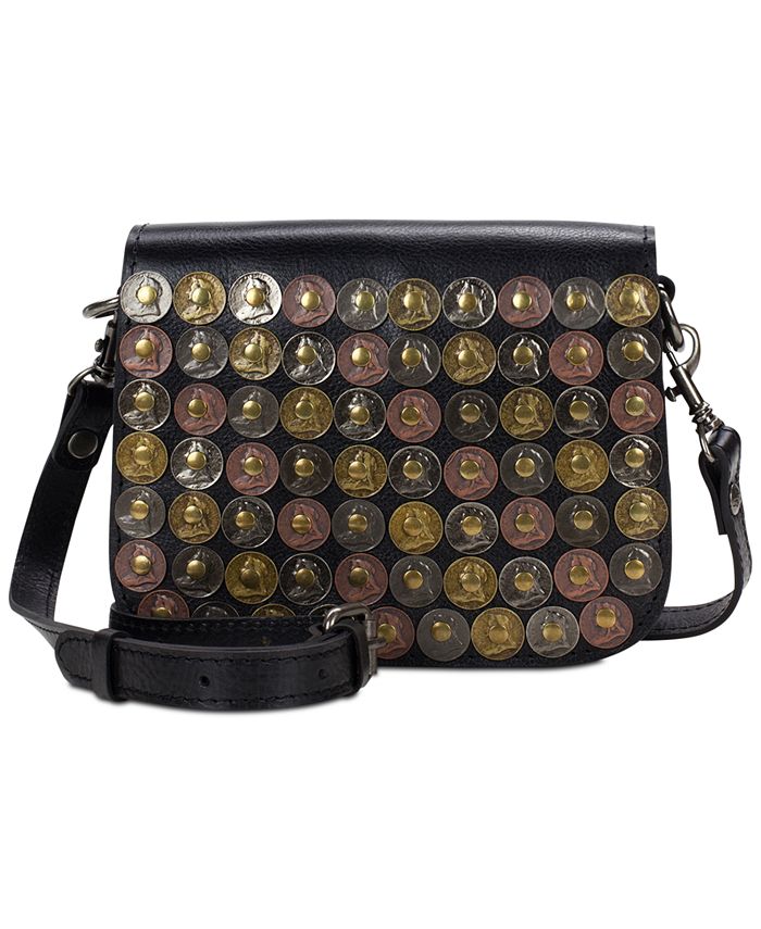 Patricia Nash Studded Coin Rivoli Small Flap Crossbody Macy s