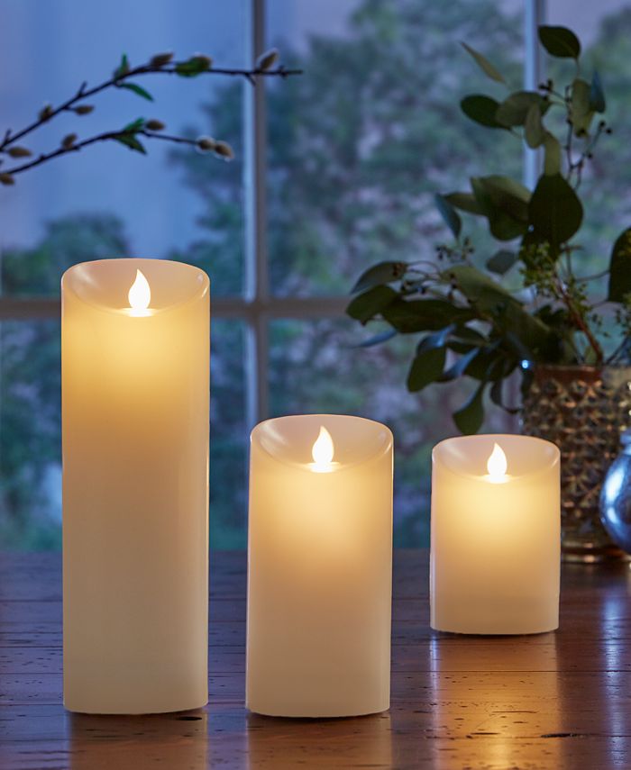 Studio Mercantile 4Pc. Flameless LED Flicker Candle & Remote Control