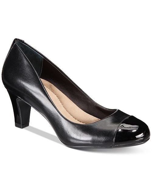 Giani Bernini Riylaa Memory Foam Pumps, Created for Macy's & Reviews ...