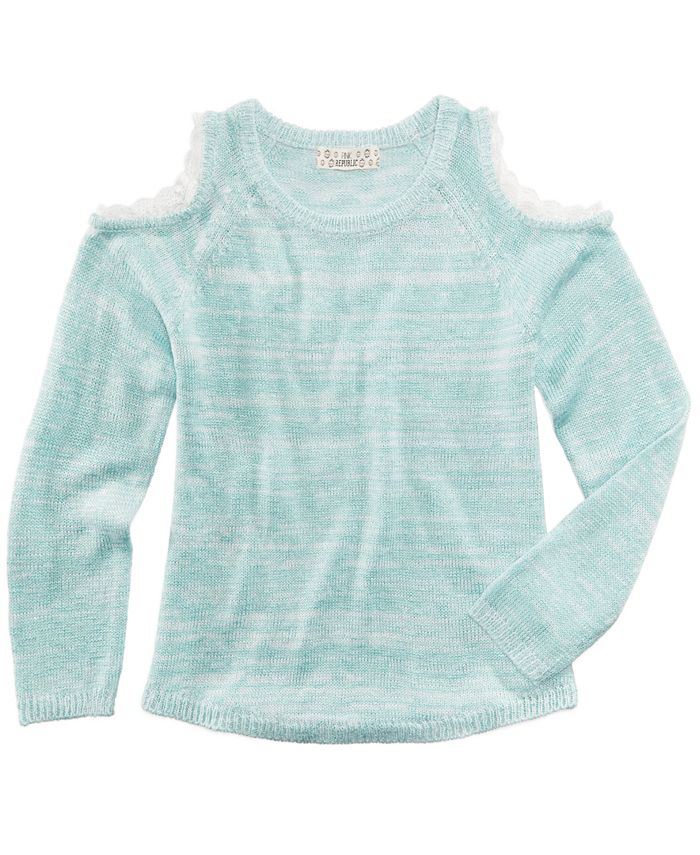 Pink republic new arrivals cold shoulder sweater