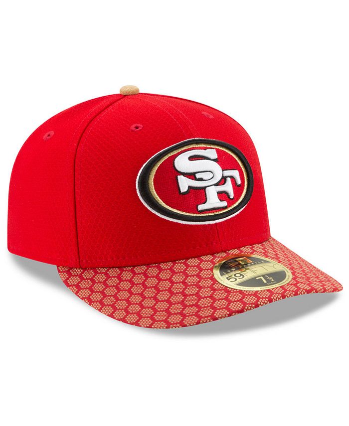 New Era San Francisco 49ers Sideline Low Profile 59FIFTY Fitted Cap