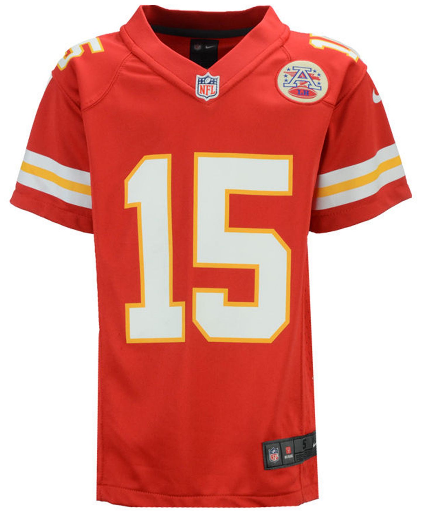 Детское джерси Nike Pat Mahomes Kansas City Chiefs Game, 8-20 лет, цвет: Красный — фото 2