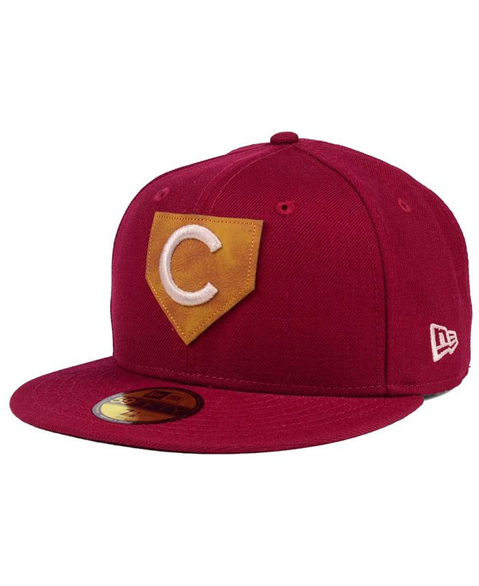 New Era Chicago Cubs The Logo of Leather 59FIFTY Fitted Cap & Reviews ...