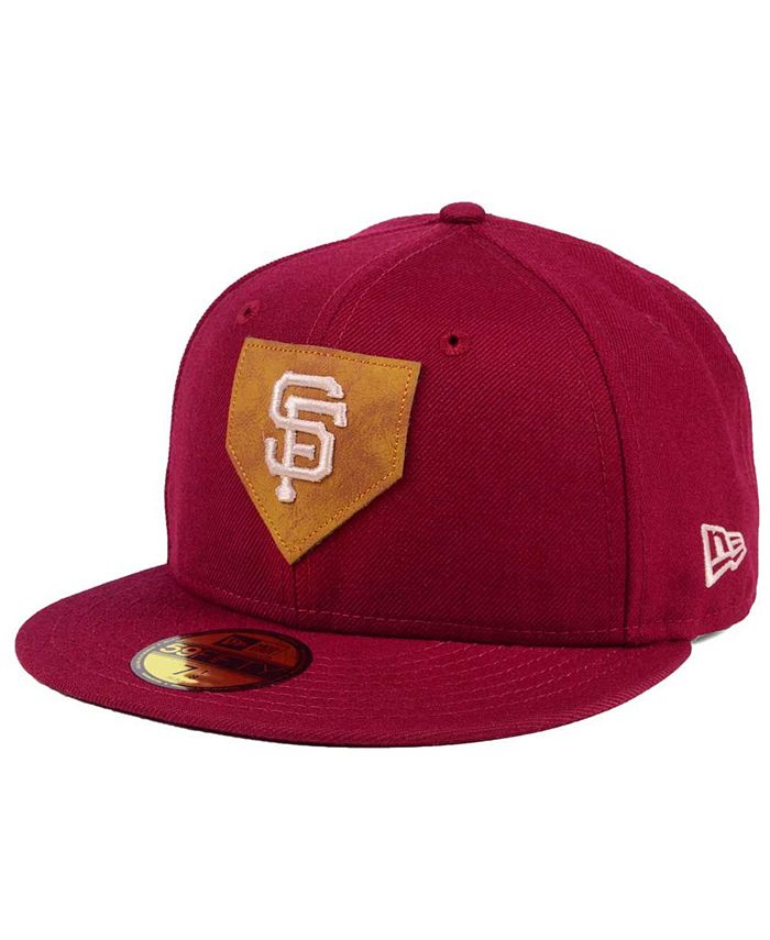 New Era San Francisco Giants The Logo of Leather 59FIFTY Fitted Cap ...