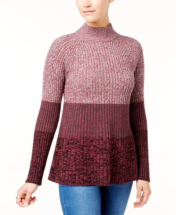 Style & Co Petite Marled Swing Sweater, Created for Macy's - Macy's