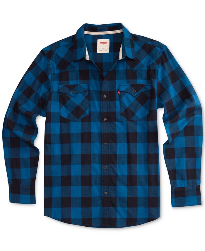 Levi's Men's Lassen Buffalo Plaid Shirt & Reviews - Casual Button-Down  Shirts - Men - Macy's
