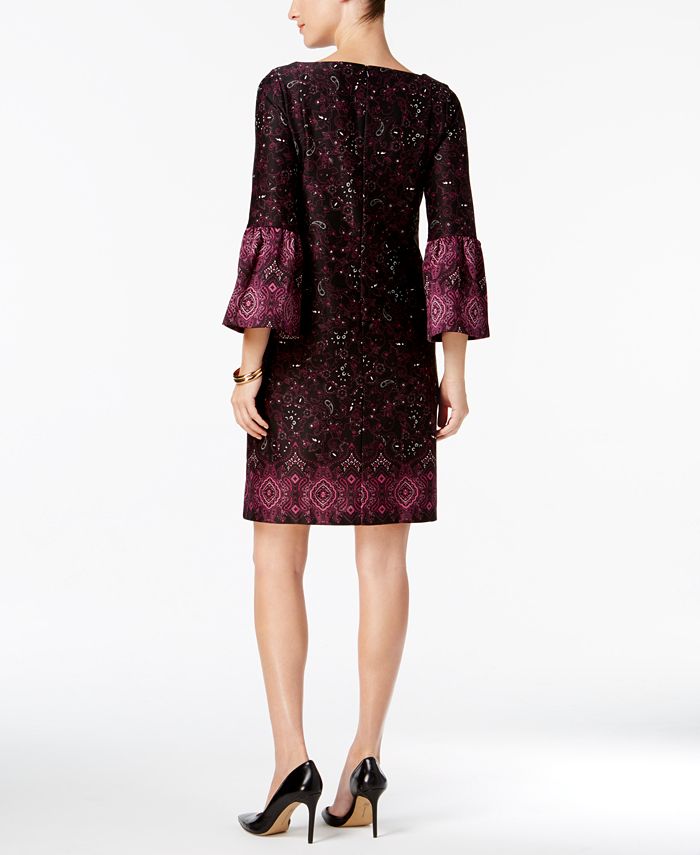 Charter Club Petite Printed Shift Dress, Created for Macy's Macy's