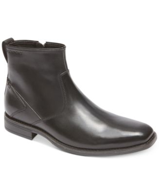 rockport traviss zip boot brown