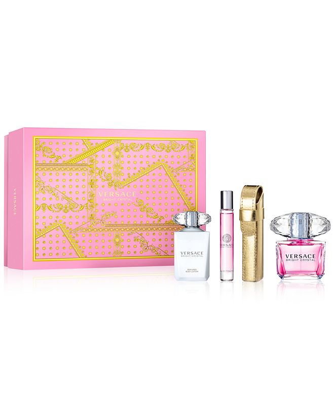 Versace 4-Pc. Bright Crystal Gift Set & Reviews - All Perfume - Beauty ...