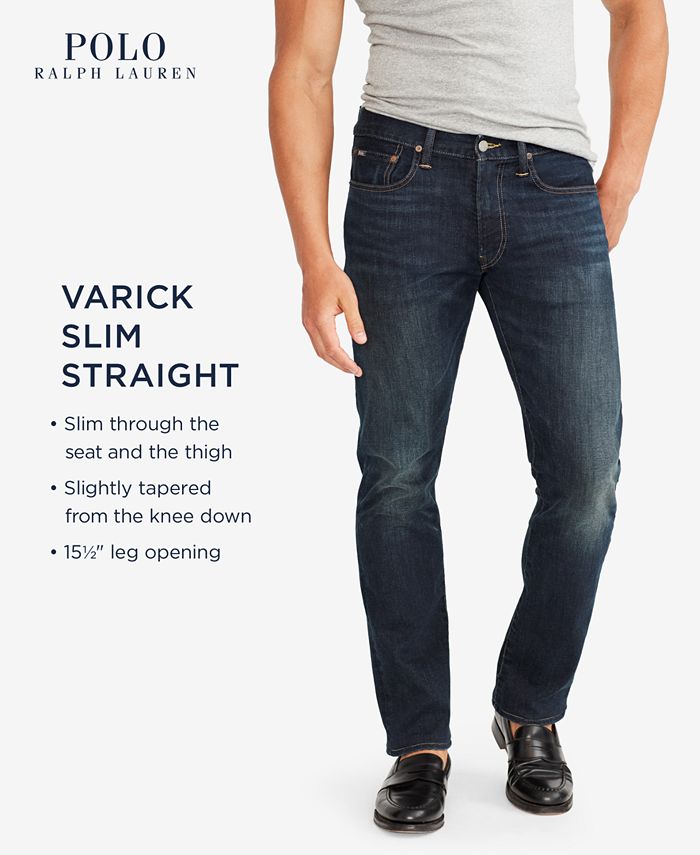 Polo Ralph Lauren Men's Varick Slim Straight Jean & Reviews - Jeans ...