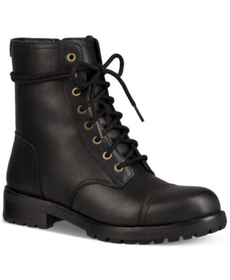 ugg black lace up boots