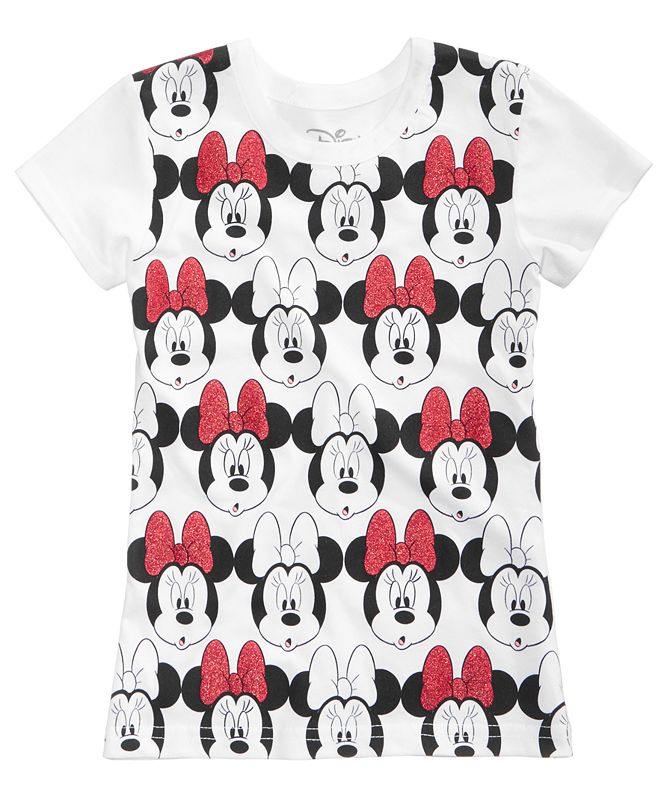 Disney Minnie Mouse Cotton T-Shirt, Toddler Girls & Reviews - Shirts ...