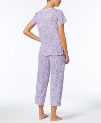 Charter Club Petite Cropped Cotton Pajama Set, Created For Macy's - Macy's