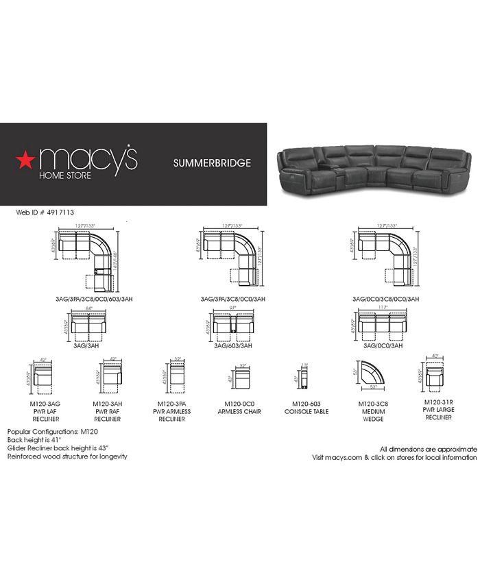 Macys summerbridge new arrivals sectional