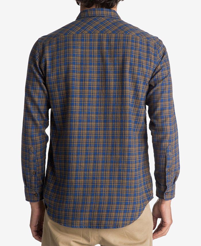 Quiksilver Men's Phaser Setting Longer Length Flannel Shirt & Reviews ...