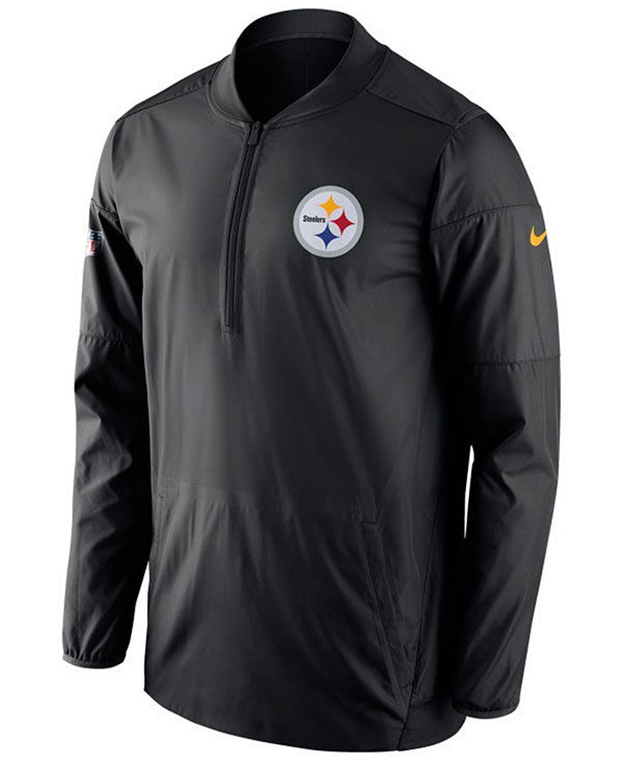 Nike Men's Pittsburgh Steelers Lockdown Quarter-Zip Jacket - Macy's