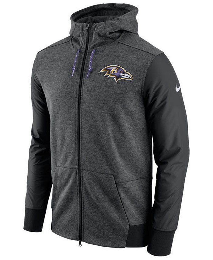 Nike Men's Baltimore Ravens Travel Full-Zip Hoodie - Macy's