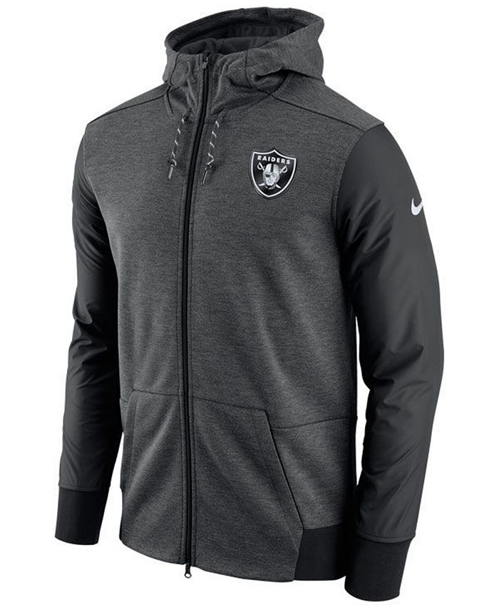 Nike Men's Oakland Raiders Travel Full-Zip Hoodie - Macy's