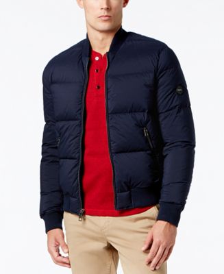 Michael Kors Men's Stitchless Stretch Quilted Puffer Coat & Reviews ...