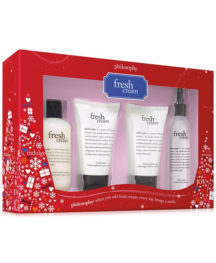philosophy 4Pc. Fresh Cream Gift Set & Reviews Skin