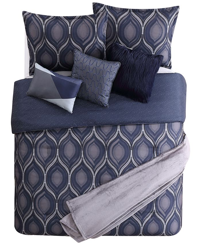 Jennifer Adams Home Basti 7Pc. Full/Queen Comforter Set Macy's