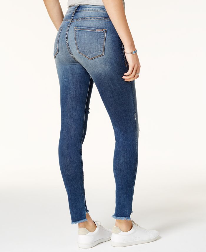 STS Blue Ellie High Rise Step-Hem Deconstructed Skinny Jeans - Macy's