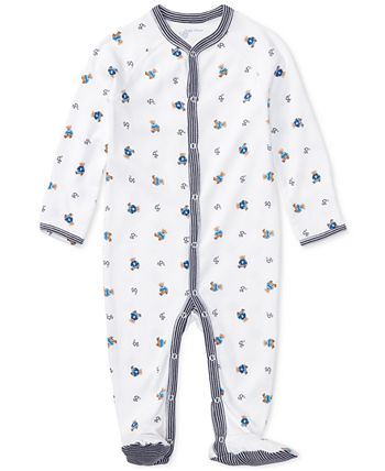 Polo Ralph Lauren - Baby Coverall, Baby Boys Bear Printed Coverall