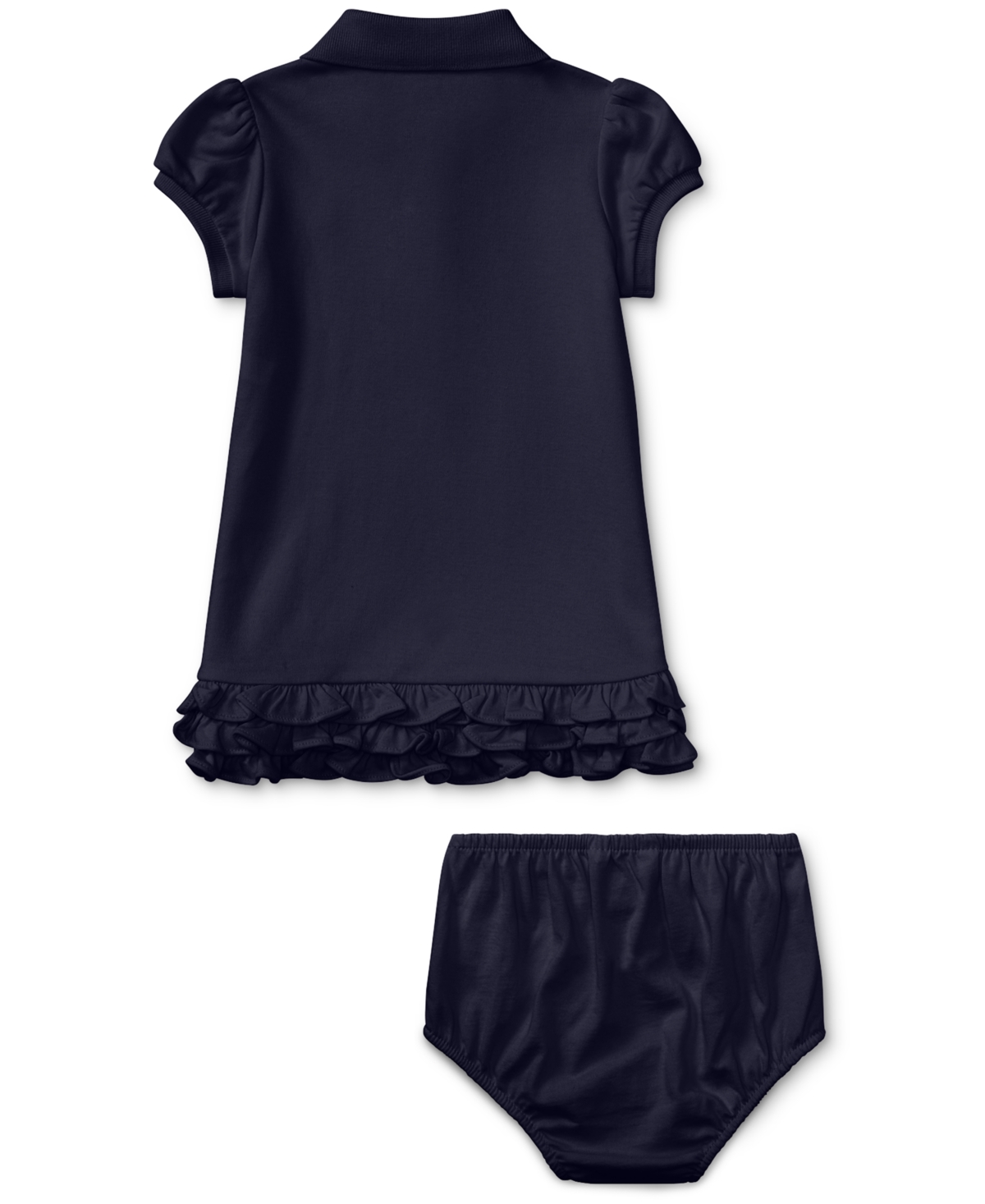 Polo Ralph Lauren Baby Girls Ruffled Trim Cupcake Dress