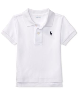 Baby Boys Cotton Polo Short Sleeved Shirt