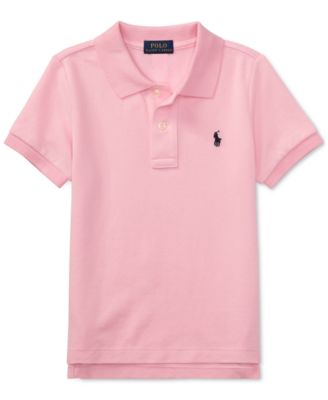 8-20 Boys' Cotton Mesh Logo Polo Shirt
