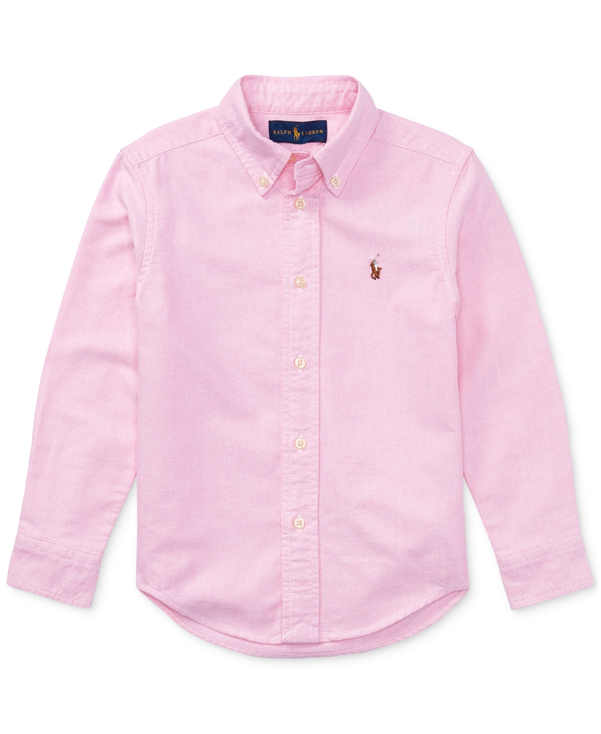 Polo Ralph Lauren Toddler And Little Boys Cotton Oxford Shirt In New Rose