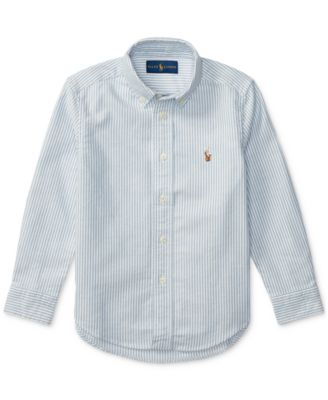 Boys' 2T-7 Cotton Oxford Shirt