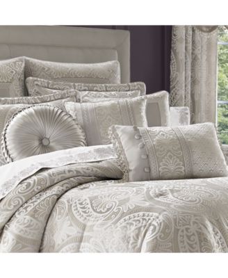 Jupe De Lit J. Queen New York Bianco – Damassé Blanc Jacquard – Taille King