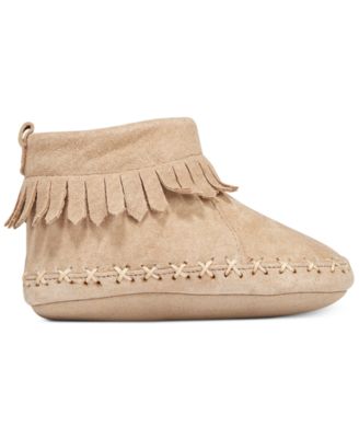 Robeez Cozy Ankle Moccasins, Baby Girls 