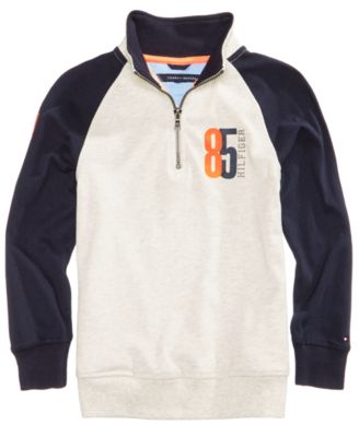 Tommy Hilfiger - Half-Zip Raglan Cotton Sweater, Big Boys (8-20)