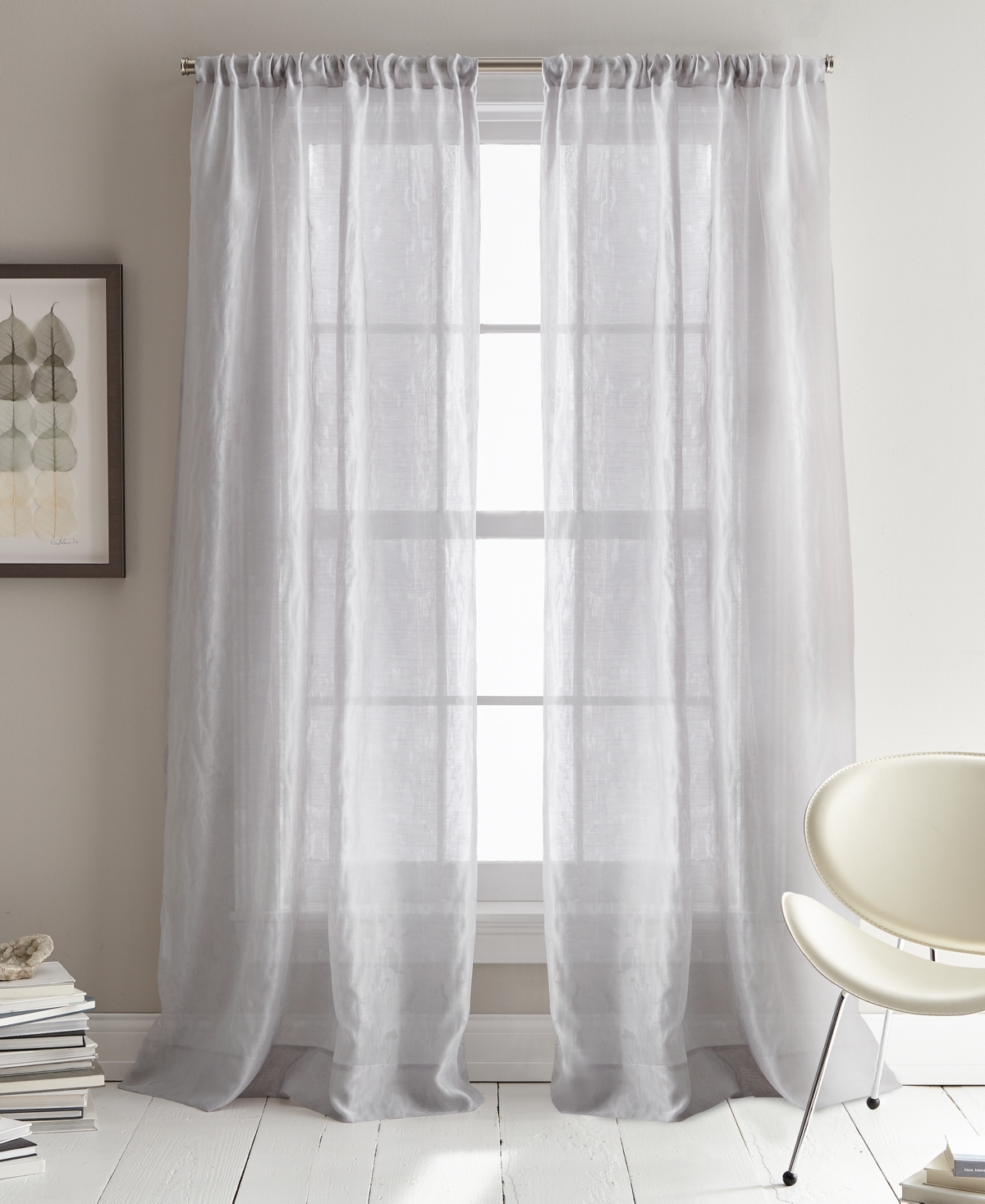 Dkny City Sky 50" x 108" Pole Top Pair of Window Panels