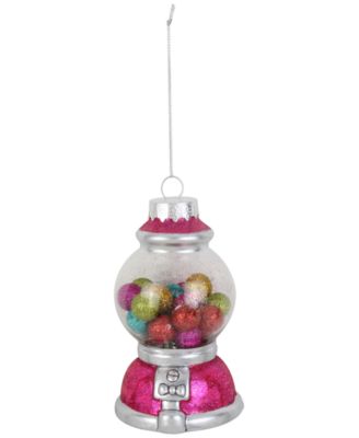 Betsey Johnson - Silver-Tone Glitter Gumball Machine Ornament