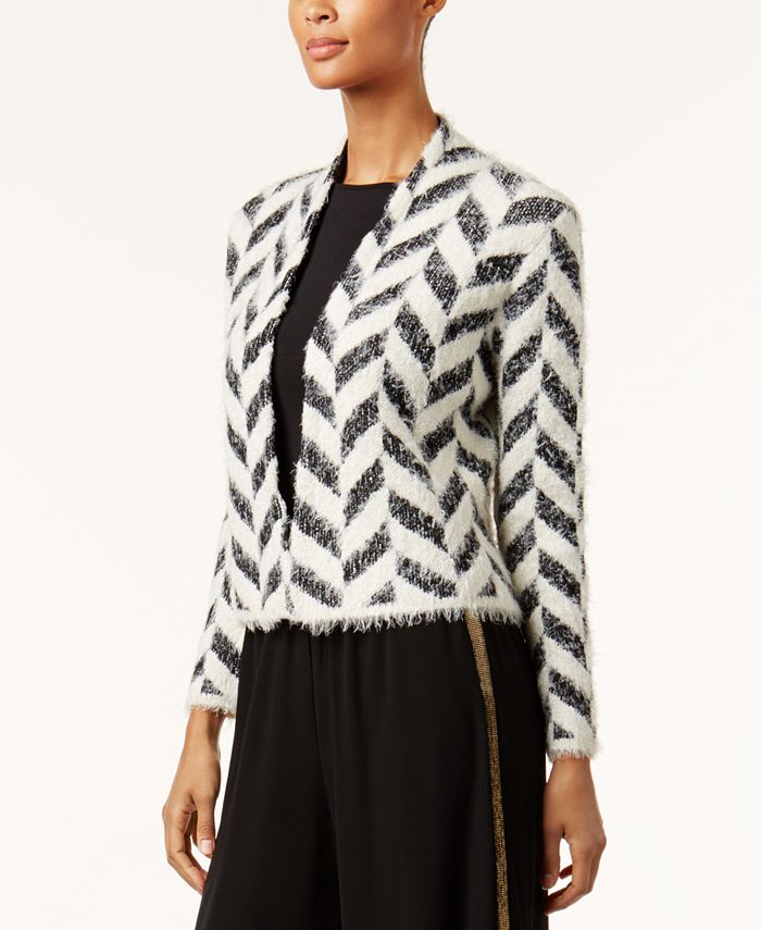 August Silk Printed Open Front Cardigan Macy s