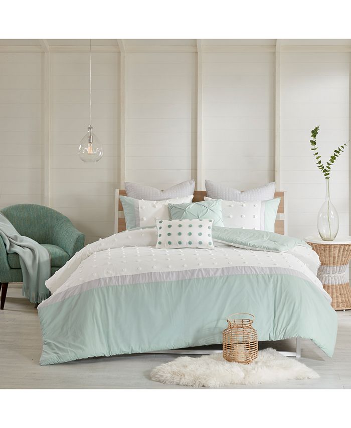 Urban Habitat Myla Cotton 7Pc. Reversible Full/Queen Comforter Set